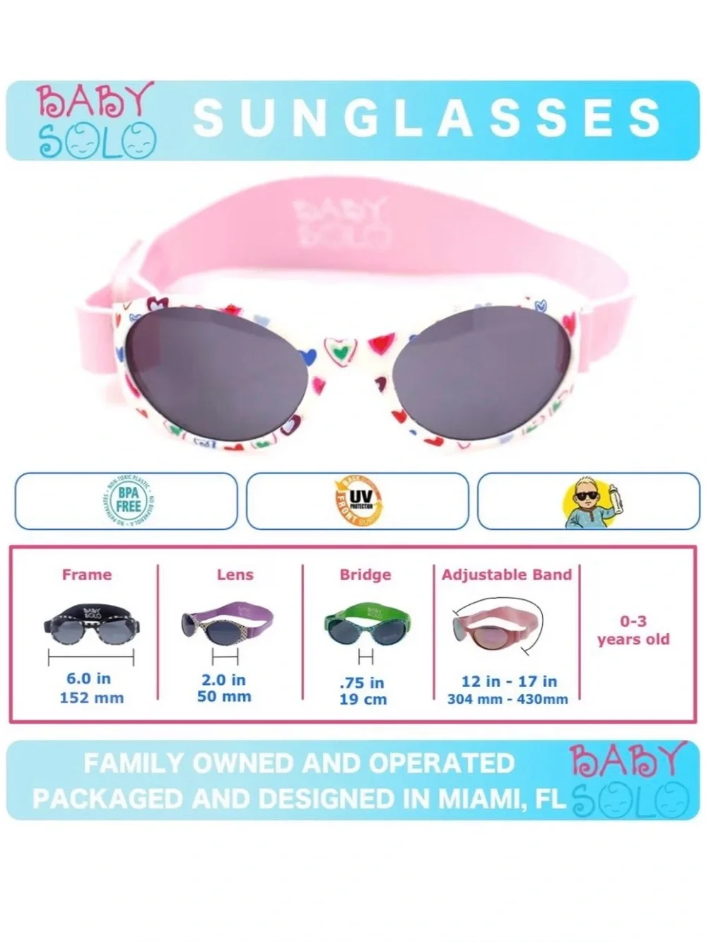 NEW Baby Solo Baby Sunglasses